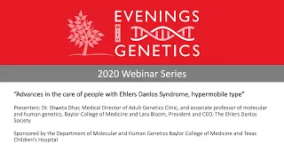 Advances in the care of people with Ehlers Danlos Syndrome, hypermobile type