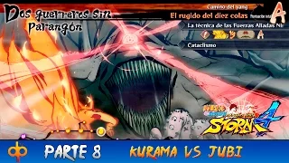 Naruto Shippuden Ultimate Ninja Storm 4 Parte 8 Español | Kurama vs Diez Colas Jubi