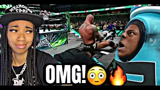 MiahsFamous To IShowSpeed at WWE Wrestlemania.. | REACTION