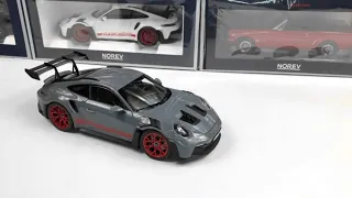 Porsche 911 GT3 RS (2022) 1:18 Norev Diecast Model Review (unboxing)