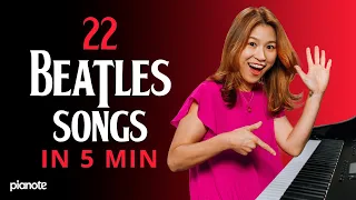 How Many Beatles Songs Can You Play in 5 Minutes? ⏰ (Piano Medley)