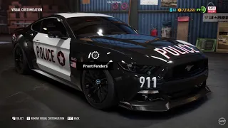 Ford Mustang GT Race Police - Customization - Need for Speed Payback