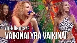 Violeta Riaubiškytė - Vaikinai Yra Vaikinai (Official Live Video) Lietuviška Muzika