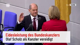 Wahl, Ernennung, Amtseid - Olaf Scholz ist Bundeskanzler