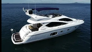 Come Aboard | Super Motor Yacht Walkthrough | Sunseeker Manhattan 60 | Tones of Entertainment | NZ