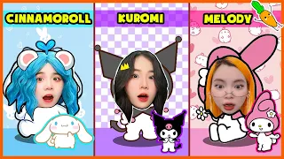 KAMUI X MÈO SIMMY X SAMMY COSPLAY MELODY X CINNAMOROLL X KUROMI