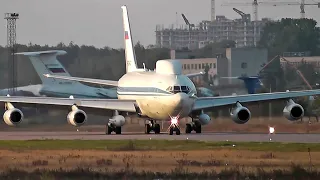 A powerful start. "Doomsday Plane" IL-86VKP (IL-80) Chkalovsky Airfield