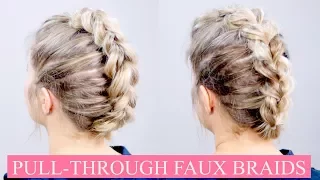 How to Pull Through Faux Braid Short Hair with Different Techniques | Milabu