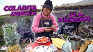 HICE UNA RICA COLADA MORADA (en el páramo)  | Doña Empera