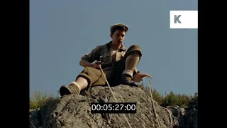 Hiking, Rock Climbing, 1950s UK Walking Holiday, HD