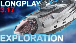 Star Citizen Lofi Longplay - Exploration with the Carrack  (No Commentary)