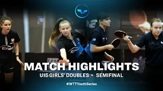 Mirecka/Sliwka vs Bokova/Shirokova | WTT Youth Star Contender Wladyslawowo | U15 | GD | SF