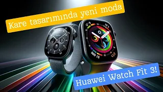 Apple'a dişli rakip; İşte Huawei'nin ilk kare akıllı saati