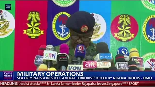 Military operations: Sea criminals arrested, several terrorists killed by Nigeria troops –DMO