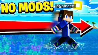 How to WALK ON WATER TRICK in Minecraft! (NO MODS!)