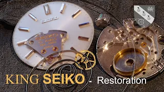 Restoration of a King Seiko Watch - Clean and Rebuild
