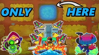 How Far Can You Get Using Only The Water On Logs? (BTD6)
