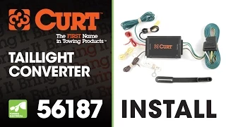 Trailer Wiring Install: CURT 56187 Taillight Converter