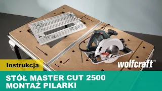 Stacjonarne zastosowanie pilarki tarczowej - MASTER cut 2500 | wolfcraft