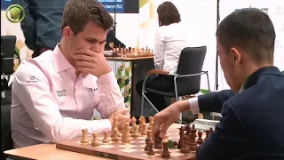 Magnus went for Scholar's mate and lost to 16 years old Grandmaster | #chess 2018 (Highlight)