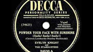 1949 HITS ARCHIVE: Powder Your Face With Sunshine - Evelyn Knight (a #1 record)