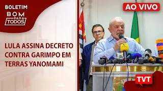 Lula assina decreto contra garimpo em terras Yanomami -  Brasil não enviará munições à Ucrânia