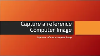 Capture a Windows 10 image