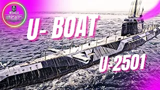 German Tier X submarine U-2501 ( Good Torpedo Performance...)  World Of Warships