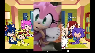 sonic reacciona a sus tik Toks (míos)ships (tailamy)y un poco de Naruto