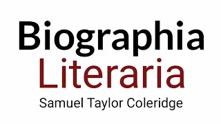 Biographia Literaria : Samuel Taylor Coleridge
