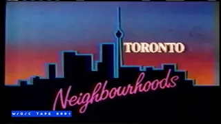 Toronto Neighbourhoods "The Beach with John Sewell" - CBC TV - 1984