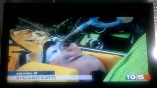 Servizio TV - Incidente/Crash Robert Kubica Rally Ronde Andora 2011