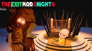 The Baby In Yellow The Exit Night5 Gameplay | The Baby Horror Game | Night6 Mod Full Escape Gameplay