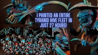 I painted an ENTIRE Tyranids Army!! 'Hive Fleet Protomolecule' The Expanse!