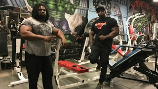 20, 30, 40, 50 CRAZIEST SHOULDER PUMP EVER | BIG ROB & BIG HURK | SHOULDER DAY