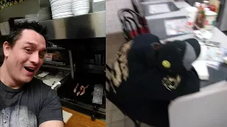 Guy Makes Himself Drunk Snack at Waffle House While Employee Slept