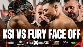 "I'LL KNOCK YOU THE F*** OUT!" - What KSI and Tommy Fury said during their face off 👀