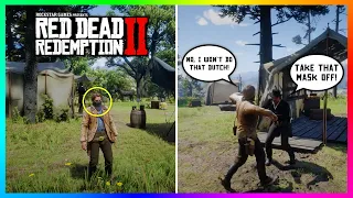 What Happens If Arthur Morgan Wears A MASK At Camp In Red Dead Redemption 2? (RDR2 Secrets)