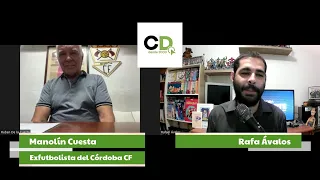 Manolín Cuesta y los recuerdos de una leyenda del Córdoba CF