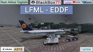 MSFS iniBuilds A310 | Marseille/LFML to Frankfurt/EDDF | VATSIM