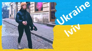 Street view. Virtual walking tour 4K in Lviv Ukraine 2023