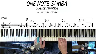 One Note Samba - rootless voicings / play-along track  🎹 Antonio Carlos Jobim