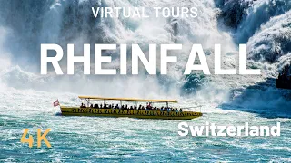 RHEINFALL SCHAFFHAUSEN Switzerland🇨🇭4K Walking Video Tour