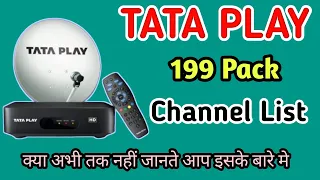 Tata Play Recharge Plan 199 Pack | Tata Play Channel List 2023