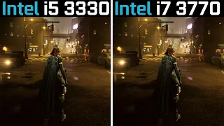 GTX 1050 Ti - i5 3330 vs GTX 1050 Ti  - i7 3770 - Test in 10 Games