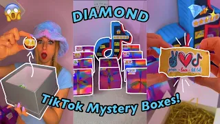 [ASMR] OPENING 16 *DIAMOND* TIKTOK MYSTERY BOXES!!😱💎 *RAREST FINDS YET!*🫢 Full TikTok Compilation♡