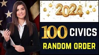 2024 official 100 civics questions and answers in random order | U.S. citizenship interview 2024.