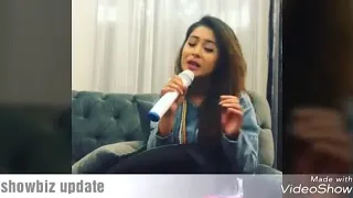 Sara khan singing song in pakistan