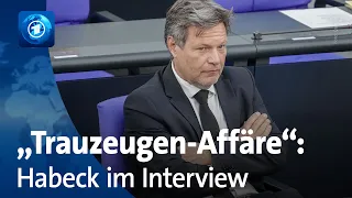 Habeck zur „Trauzeugen-Affäre“ | tagesthemen-Interview