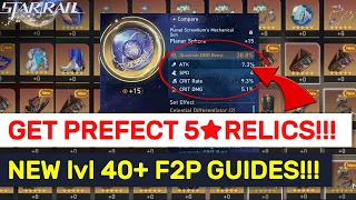 BEST Level 40+ Relic Farming, Crafting Methods & Tricks!! OPTIMIZED F2P Energy Spending Guide!